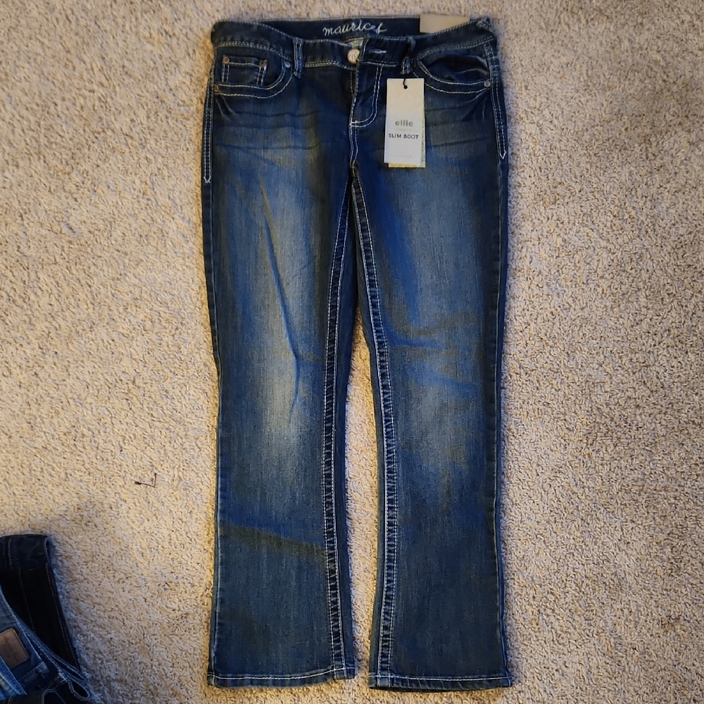 Maurices Dark Blue Boot Cut Jeans